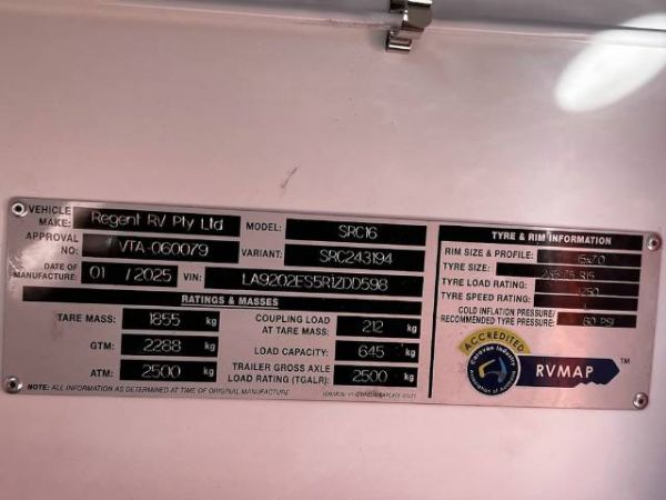 2025 Snowy River Src16 Caravan SRC-16 image