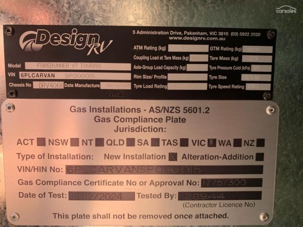 2025 Design RV FORERUNNER V7 21.6' image