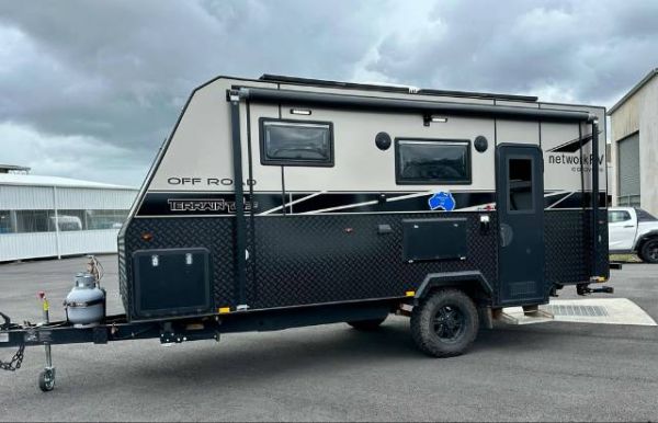 2023 Network RV Terrain Tuff Single Beds Off Road Caravan 17'6 OFF-ROAD image