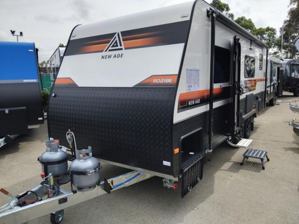 2025 New Age Caravans MY25 RO21BE ESCAPE ROAD OWL TRIPLE BUNK FULL COMPOSITE image