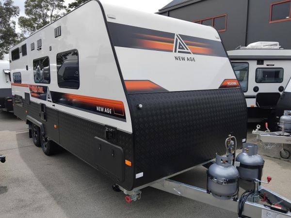 2025 New Age Caravans MY25 RO21BE ESCAPE ROAD OWL TRIPLE BUNK FULL COMPOSITE image