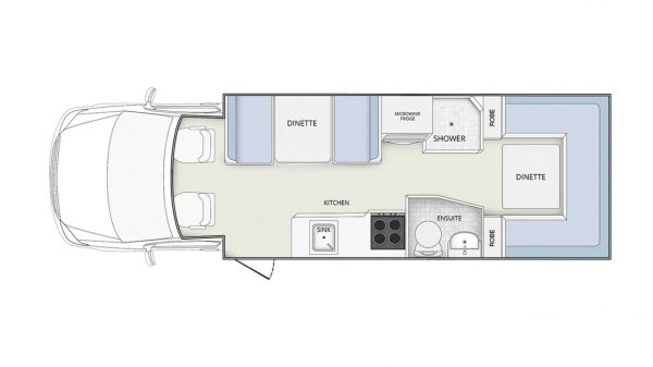 2024 Winnebago Burleigh Motorhome 6 BERTH image