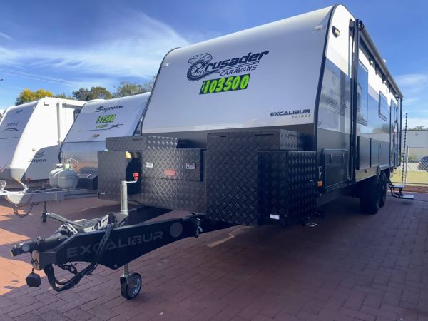2023 Crusader Excalibur Prince 23'9Ft Off-Road Club Lounge Couples Van Caravan image