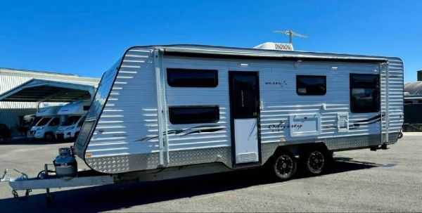 2012 Galaxy Odyssey Family 2 Bunk Caravan 22' FULL ENSUITE image