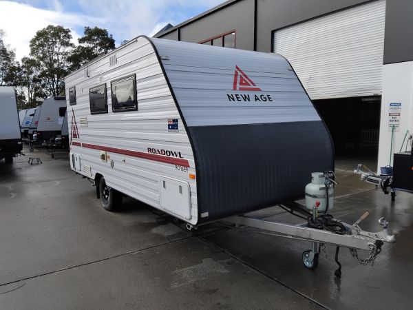 2018 New Age Caravans Road Owl 16ft Couples Caravan with  Full Ensuite image