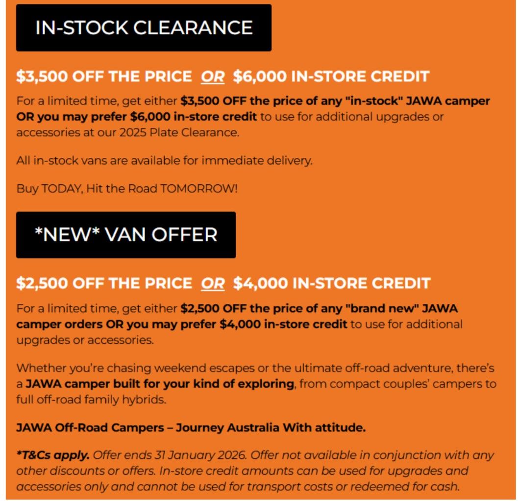 2026 Jawa Stealth 16 Hybrid Pop Top For Sale At $74,400 In Queensland Jawa  Campers - New - 13171