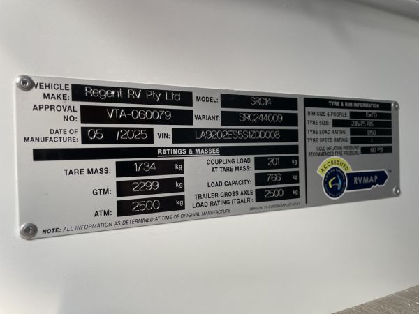 2025 Snowy River Caravans SRC-14 Caravan image