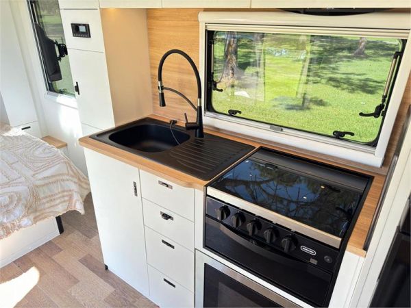 2025 On The Move Caravans Adventure 6.3F Black Edition Caravan image