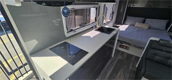 2025 On The Move Caravans Traxx Off-Road 19' Rear Door Caravan image