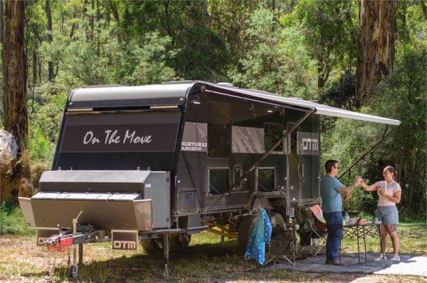 2025 On The Move Caravans Adventure 6.3 Black Edition Caravan image