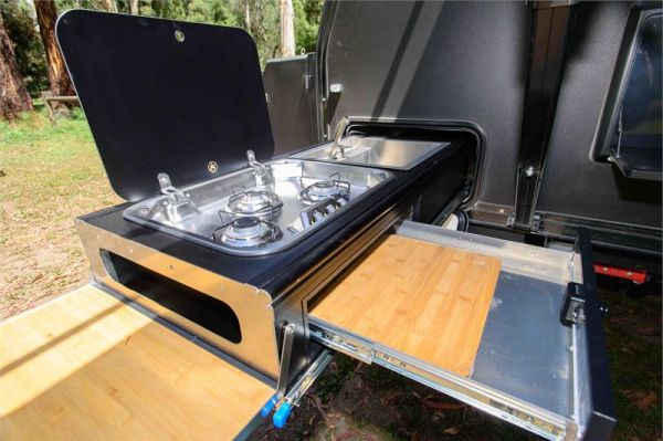 2025 On The Move Caravans Adventure 6.3 Black Edition Caravan image