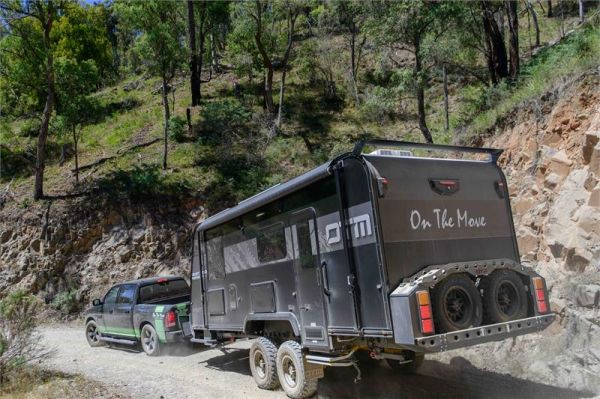 2025 On The Move Caravans Adventure 6.3 Black Edition Caravan image