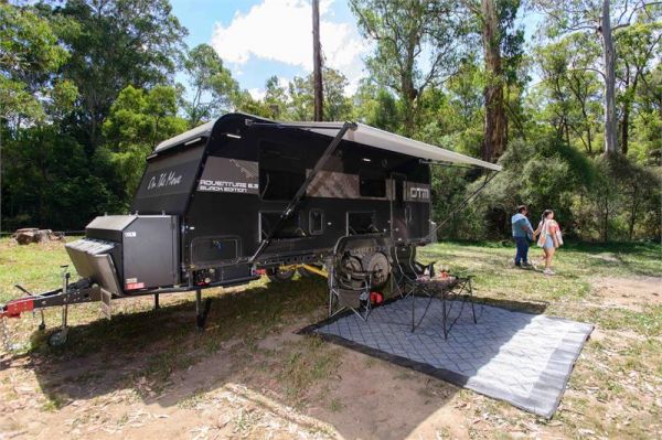 2025 On The Move Caravans Adventure 6.3 Black Edition Caravan image