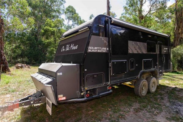 2025 On The Move Caravans Adventure 6.3 Black Edition Caravan image