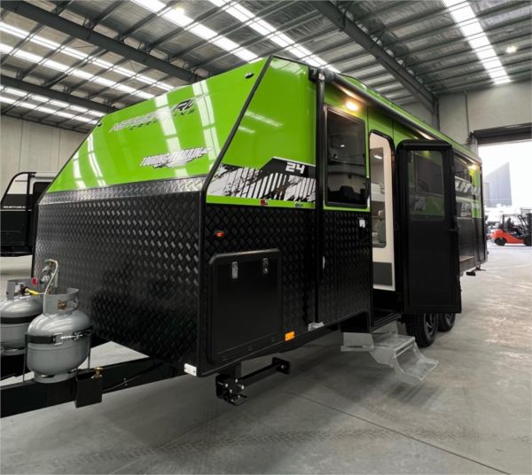 2025 Network RV Caravans Touring Terrain 24' Quad Bunk Caravan image