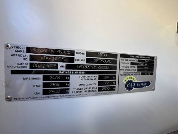 2025 Snowy River Srt18F 2 Bunk Caravan SRT-18F image