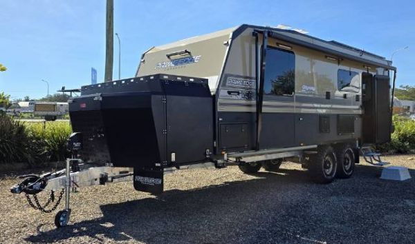 2025 Prime Edge Caravans Odyssey Atx 22'6 OFF ROAD CARAVAN REAR CLUB LOUNGE image