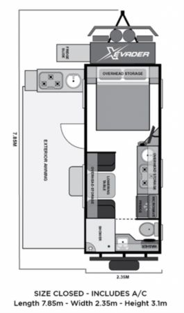 2025 X Series RV 17' Evader Other image
