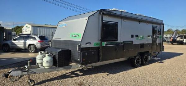 2017 Highline The Beast Green Off Road Caravan REAR CLUB image