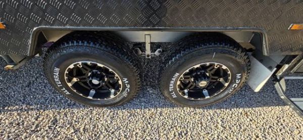 2017 Highline The Beast Green Off Road Caravan REAR CLUB image