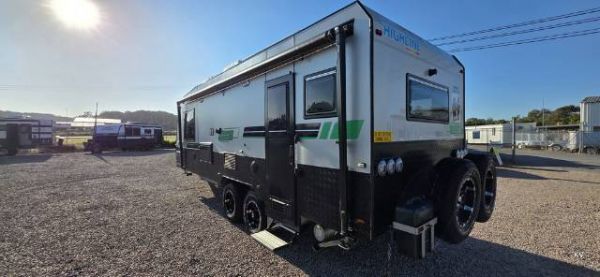 2017 Highline The Beast Green Off Road Caravan REAR CLUB image