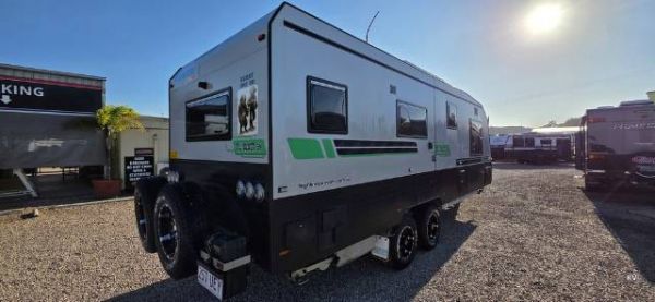 2017 Highline The Beast Green Off Road Caravan REAR CLUB image