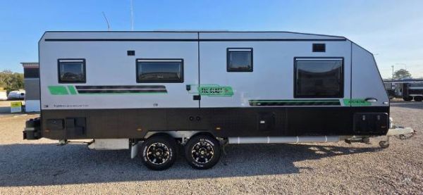 2017 Highline The Beast Green Off Road Caravan REAR CLUB image