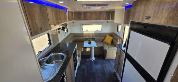 2017 Highline The Beast Green Off Road Caravan REAR CLUB image