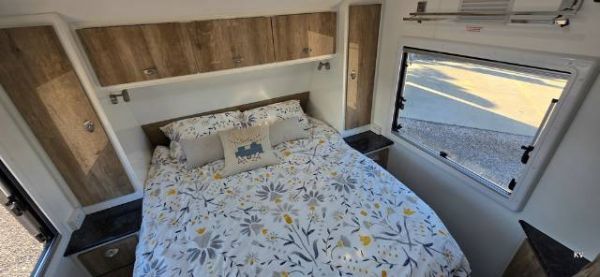 2017 Highline The Beast Green Off Road Caravan REAR CLUB image