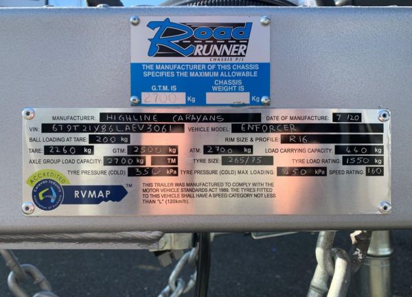 2020 Highline ENFORCER Caravan 17' 6'' Semi-off Road $64,500 image