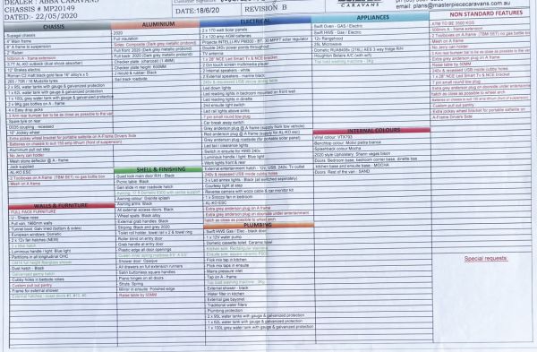 2020 Masterpiece Performance 20'8 Off Road Caravan image