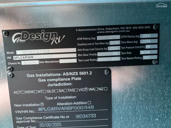 2025 Design RV ODYSSEY V1-0  17'4" image