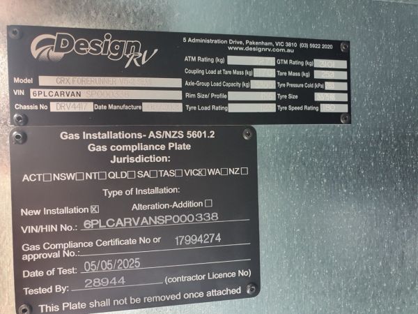 2025 Design RV Crx Semi Offroad Off Road Caravan V5-2  20'6 image