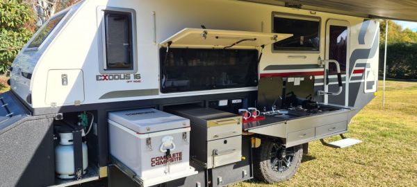 2017 Complete Campsite Exodus 16 Hybrid Caravan image