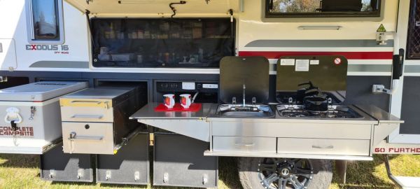 2017 Complete Campsite Exodus 16 Hybrid Caravan image