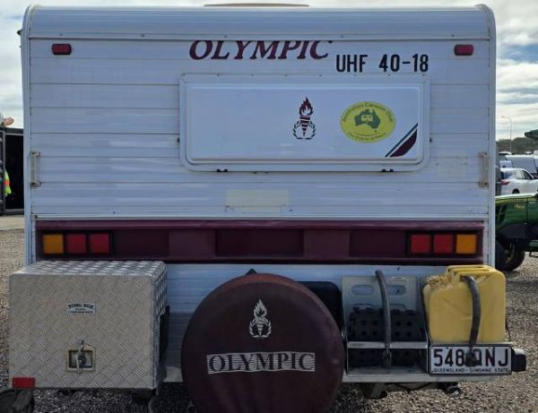 2007 Olympic Champion Caravan single beds image