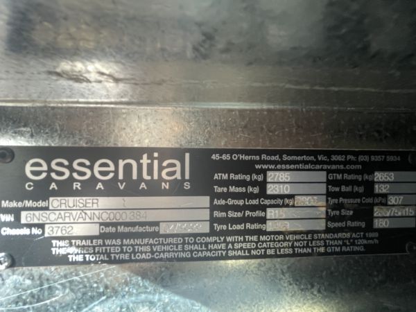 2022 Essential Grant Cruiser Caravan image