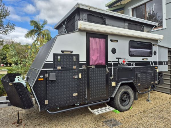 2021 Long Haul Trailers TREX13 Ensuite Hybrid Pop Top image