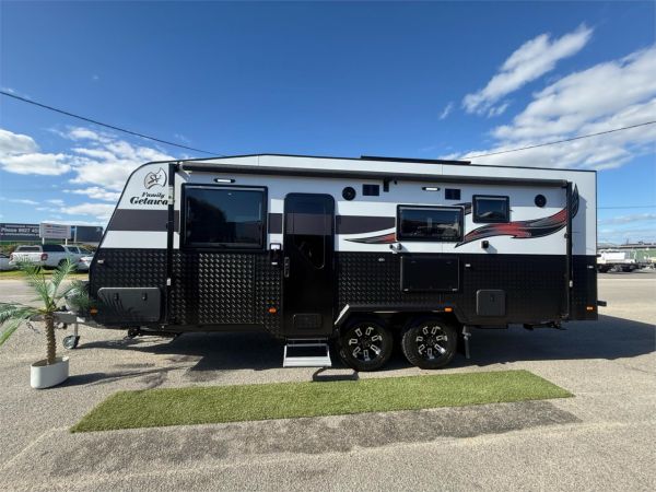2025 SILVER VALLEY CARAVANS FAMILY GETAWAY 21'6'' TANDEM AXLE SEMI OFF-ROAD BUNK 2 BUNKS MID DOOR SEMI OFF ROAD image