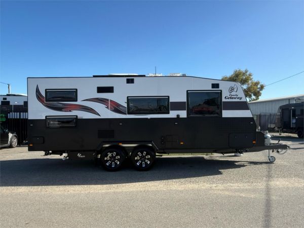2025 SILVER VALLEY CARAVANS FAMILY GETAWAY 21'6'' TANDEM AXLE SEMI OFF-ROAD BUNK 2 BUNKS MID DOOR SEMI OFF ROAD image
