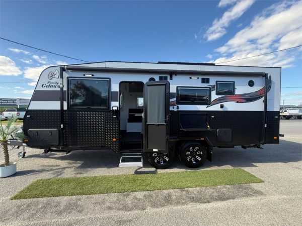 2025 SILVER VALLEY CARAVANS FAMILY GETAWAY 21'6'' TANDEM AXLE SEMI OFF-ROAD BUNK 2 BUNKS MID DOOR SEMI OFF ROAD image