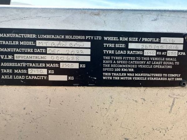 2022 Lumberjack Mt Baw Baw Hybrid Caravan SEPERATE SH/TOILET image