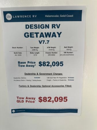 2025 Design RV Getaway Caravan V7.7 - 21'8 image