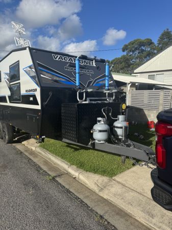 2022 Vacationer Caravans Rough Rider 229R rear club lounge Caravan image