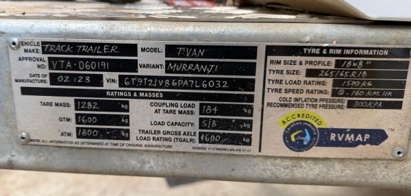 2023 Track Trailer Tvan Murranji Off Road Camper image