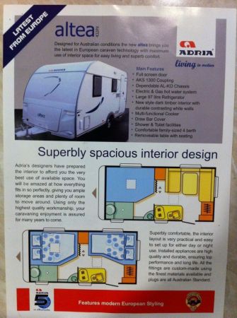 2014 Adria Altea 432 Px Caravan image