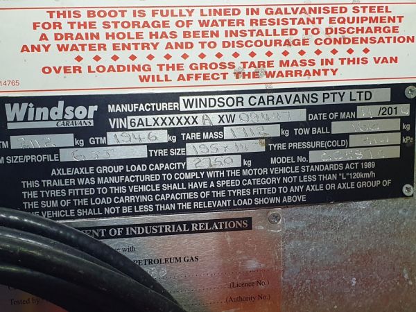 2010 Windsor GC587s Semi Off Road Caravan image