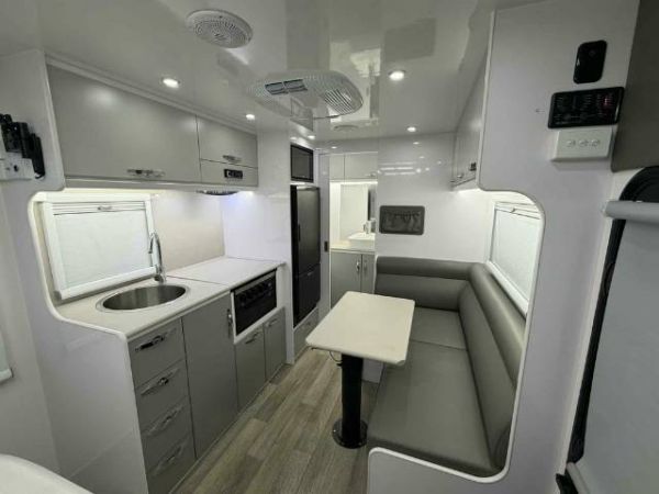 2025 Snowy River Src17 Caravan L SHAPE SEATING image