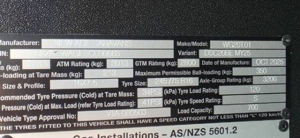 2025 Traveller Cruise 20' 3 Bunks Caravan OZ BUILT image