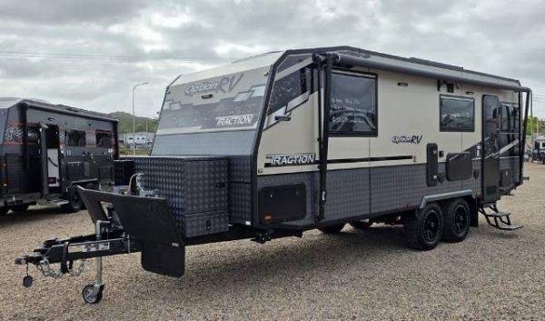 2025 Option Traction 22' OFF ROAD CARAVAN REAR CLUB SEAT image